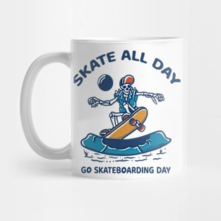 skate all day Mug